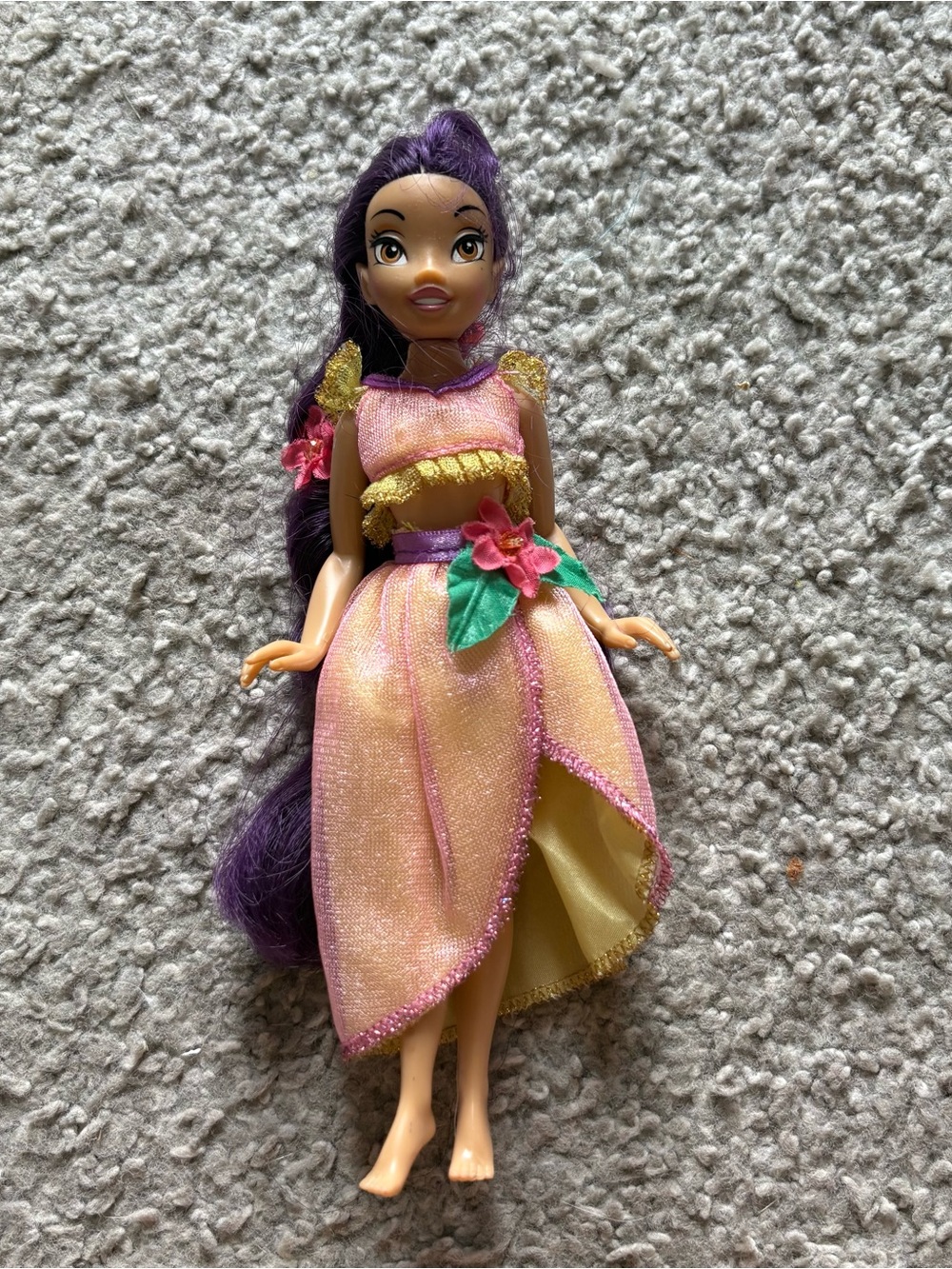 Disney Fairies Tinker Bell Fira Light Talent Fairy Doll Vintage Toy